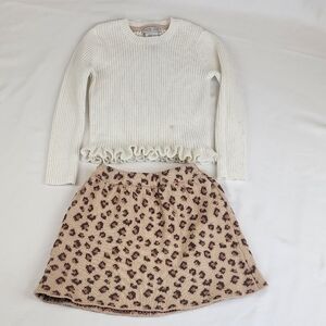 Rachel Zoe Long Sleeve  Sweater Skirt  Set